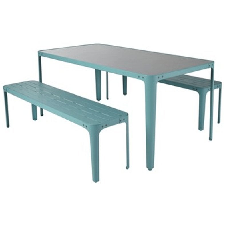 MONACO picknick set Turquoise, Ophalen, Nieuw, Rechthoekig, Overige materialen