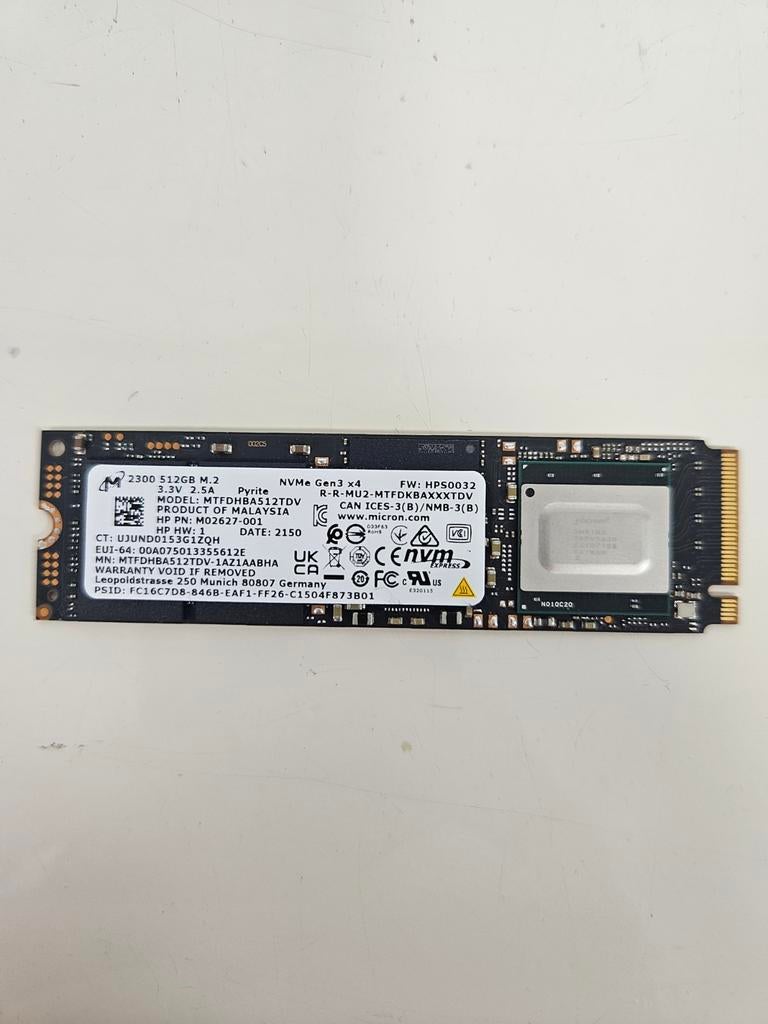5 stuks 512gb nvme m.2 SSD's slechts 60 euro per stuk, Computers en Software, Harde schijven, Intern, EenvoudPc B.V., SSD, Zo goed als nieuw