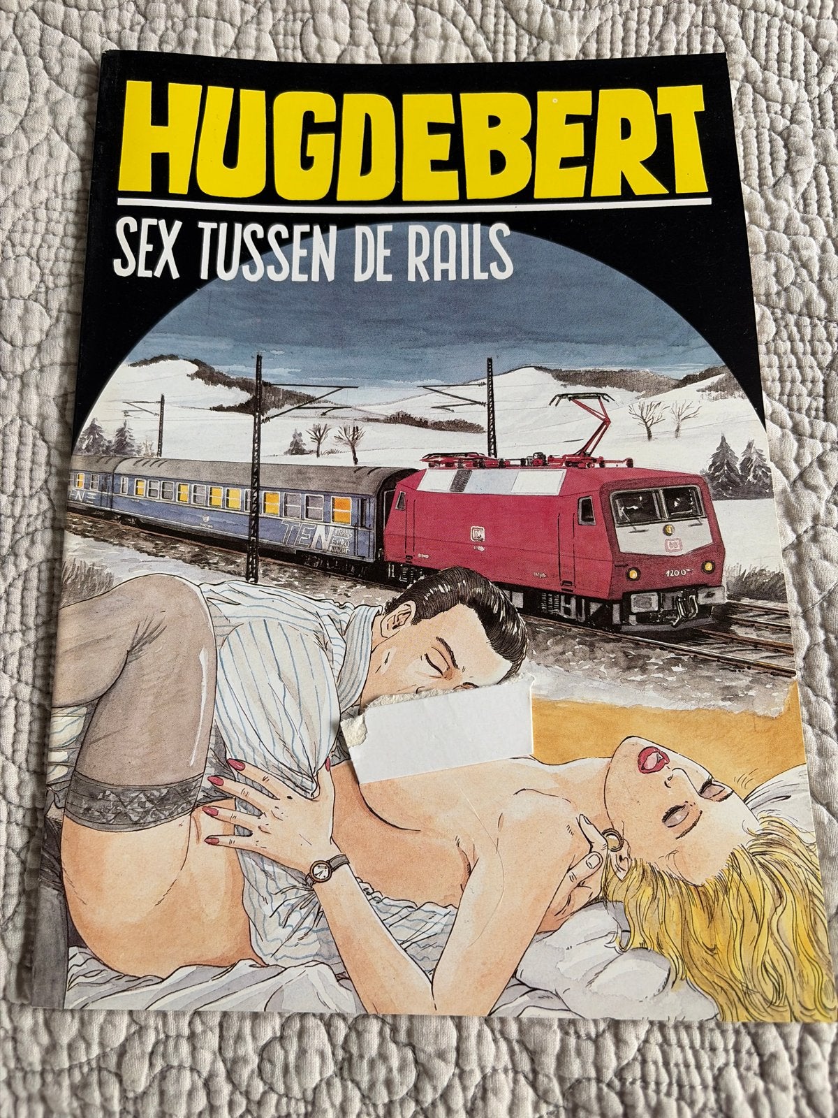 Hugdebert - Sex Tussen De Rails (Sombrero Zwarte Reeks), Boeken, Stripboeken, Eén stripboek, Ophalen of Verzenden, Zo goed als nieuw