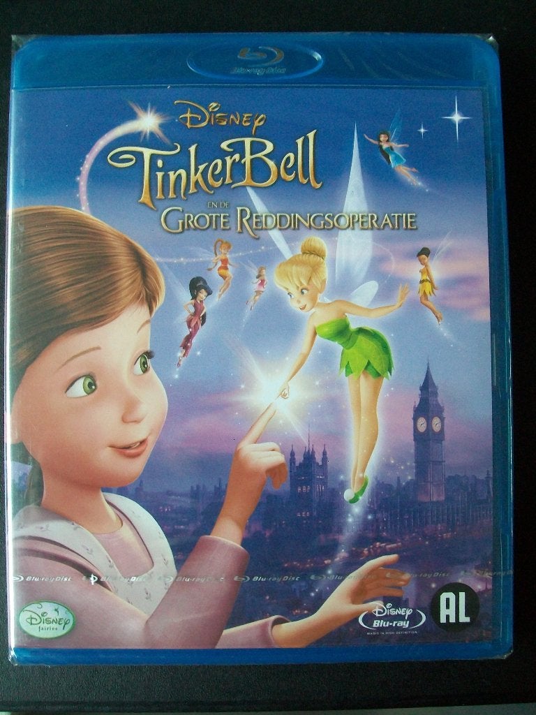 Blu-ray Disney Tinker Bell de Grote Reddingsoperatie in seal, Verzenden, Nieuw in verpakking, Tekenfilms en Animatie