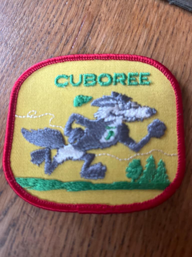 Cuboree Embleem Patch - Scouting Wolf, Ophalen of Verzenden, Zo goed als nieuw, Embleem, Speld of Insigne