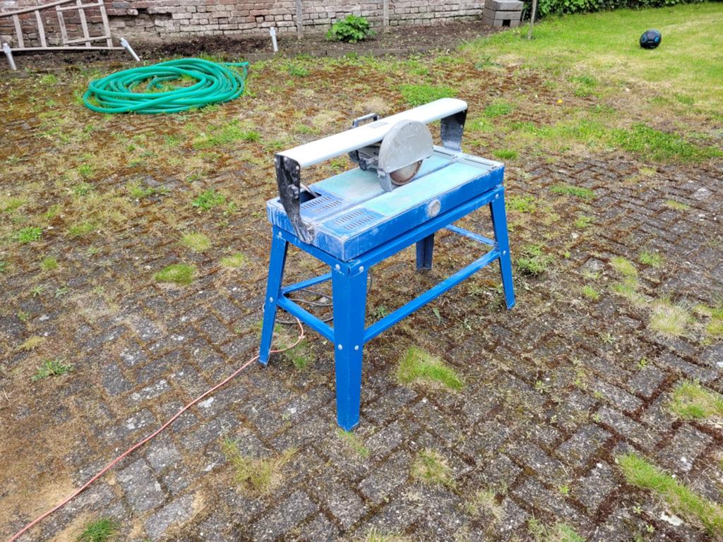 Tegelzaag machine, Ophalen of Verzenden, Gebruikt, 1200 watt of meer