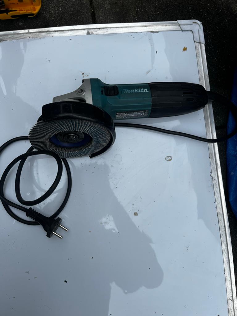 Makita GA5030R Haakse Slijper 125mm - Zo goed als nieuw, Ophalen of Verzenden, Zo goed als nieuw, 700 tot 1000 watt, Haakse handslijpmachine