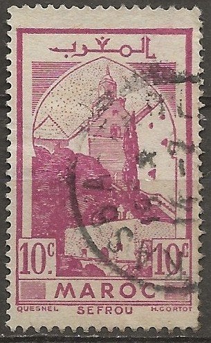 Marokko, Ophalen of Verzenden, Marokko, Gestempeld