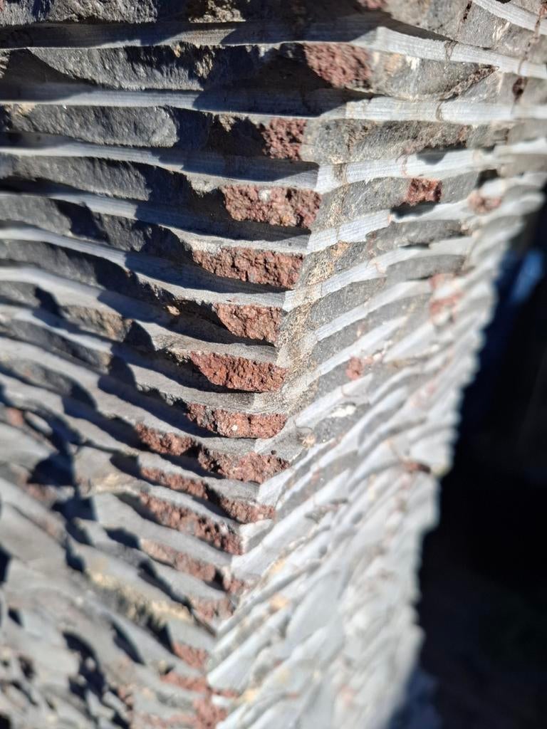 Natuursteen waterornament, Tuin en Terras, Ophalen of Verzenden, Gebruikt