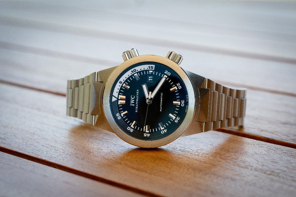 IWC Aquatimer ref 354805 | full set | conditie is mint, Sieraden, Tassen en Uiterlijk, Horloges | Heren, Overige merken, Staal