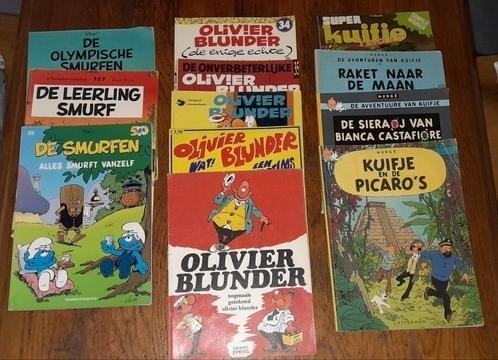Stripboeken Trigie Smurfen Asterix Kuifje Storm olivier luc, Boeken, Meerdere stripboeken, Ophalen of Verzenden, Gelezen, Kuifje