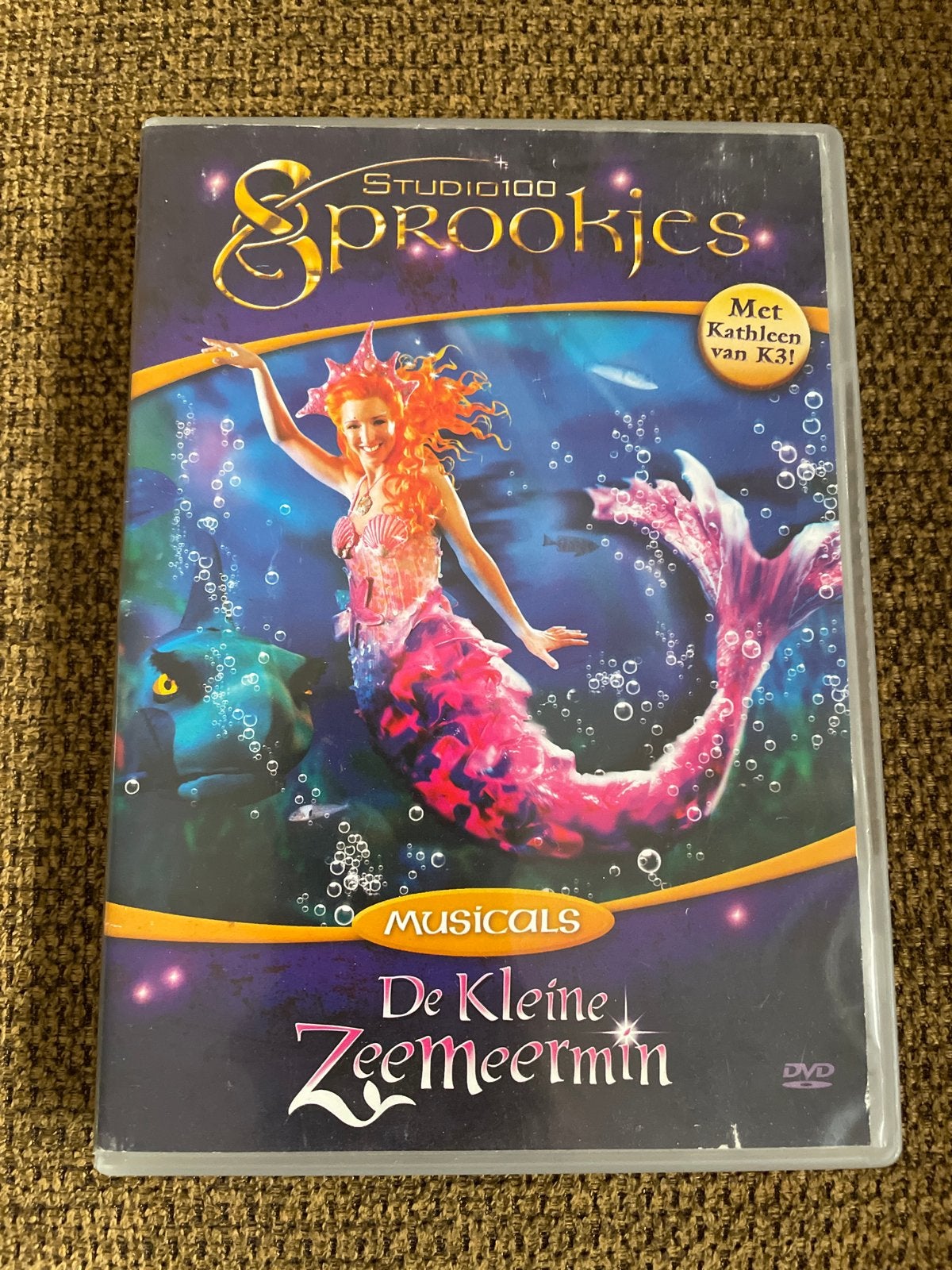 Studio 100 K3 Sprookjes Musicals: De Kleine Zeemeermin DVD, Cd's en Dvd's, Dvd's | Kinderen en Jeugd, Gebruikt, Alle leeftijden