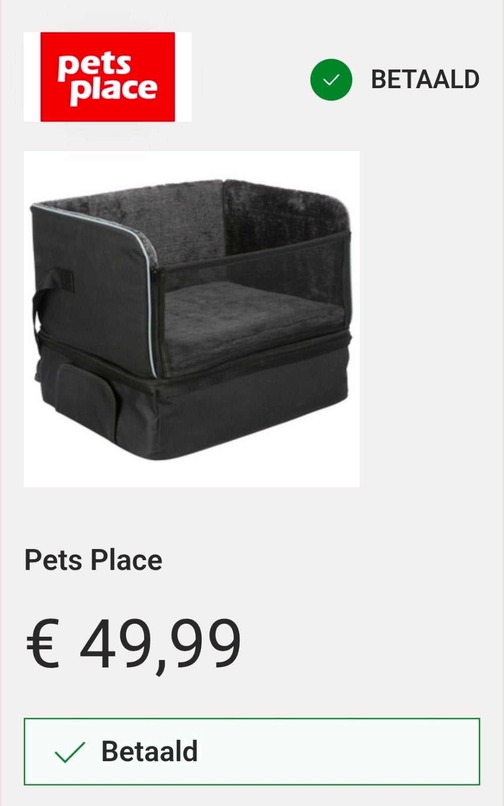 Verhoogt honden autostoeltje met opruimvak., Ophalen, Nieuw