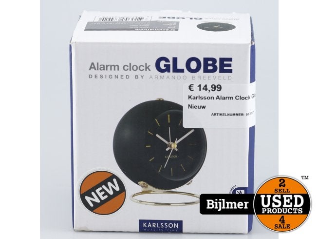 Karlsson Alarm Clock Globe | Nieuw, Flex Ltd., Nieuw, https://flex.com/contact-us, Nobelstraat 10, 5807 GA Oostrum LB, Limburg, Nederland