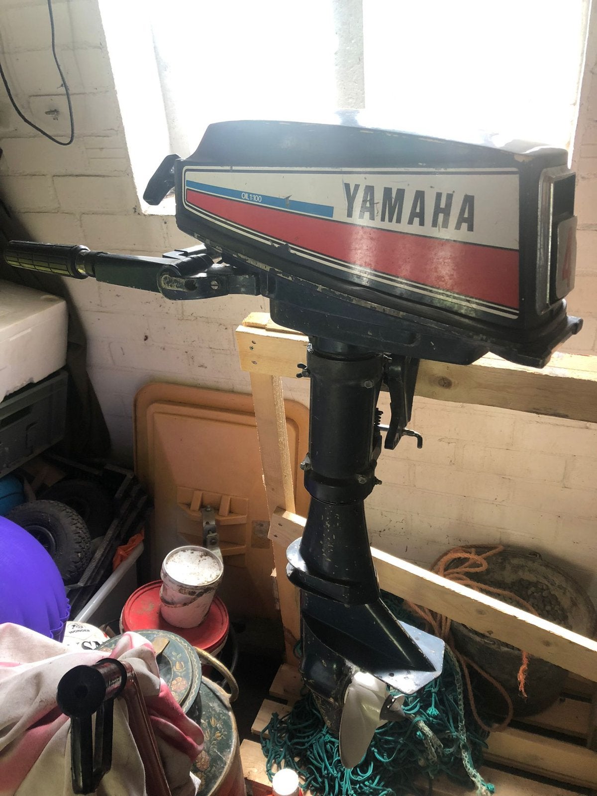 Yamaha 2 takt 8pk 8A buitenboordmotor, Watersport en Boten, Ophalen, Zo goed als nieuw, Motor en Techniek, Motorboot