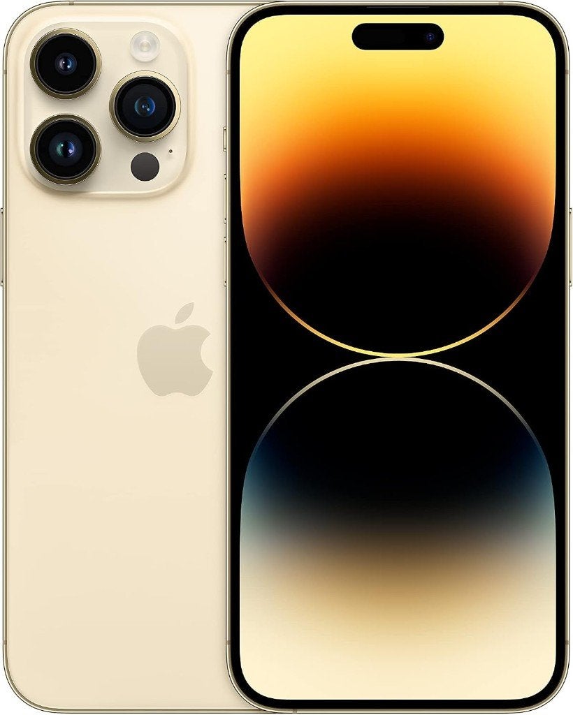 iPhone 14 Pro Max – werkt perfect – achterkant gebarsten, Ophalen of Verzenden, Goud, IPhone 14 Pro Max, 128 GB