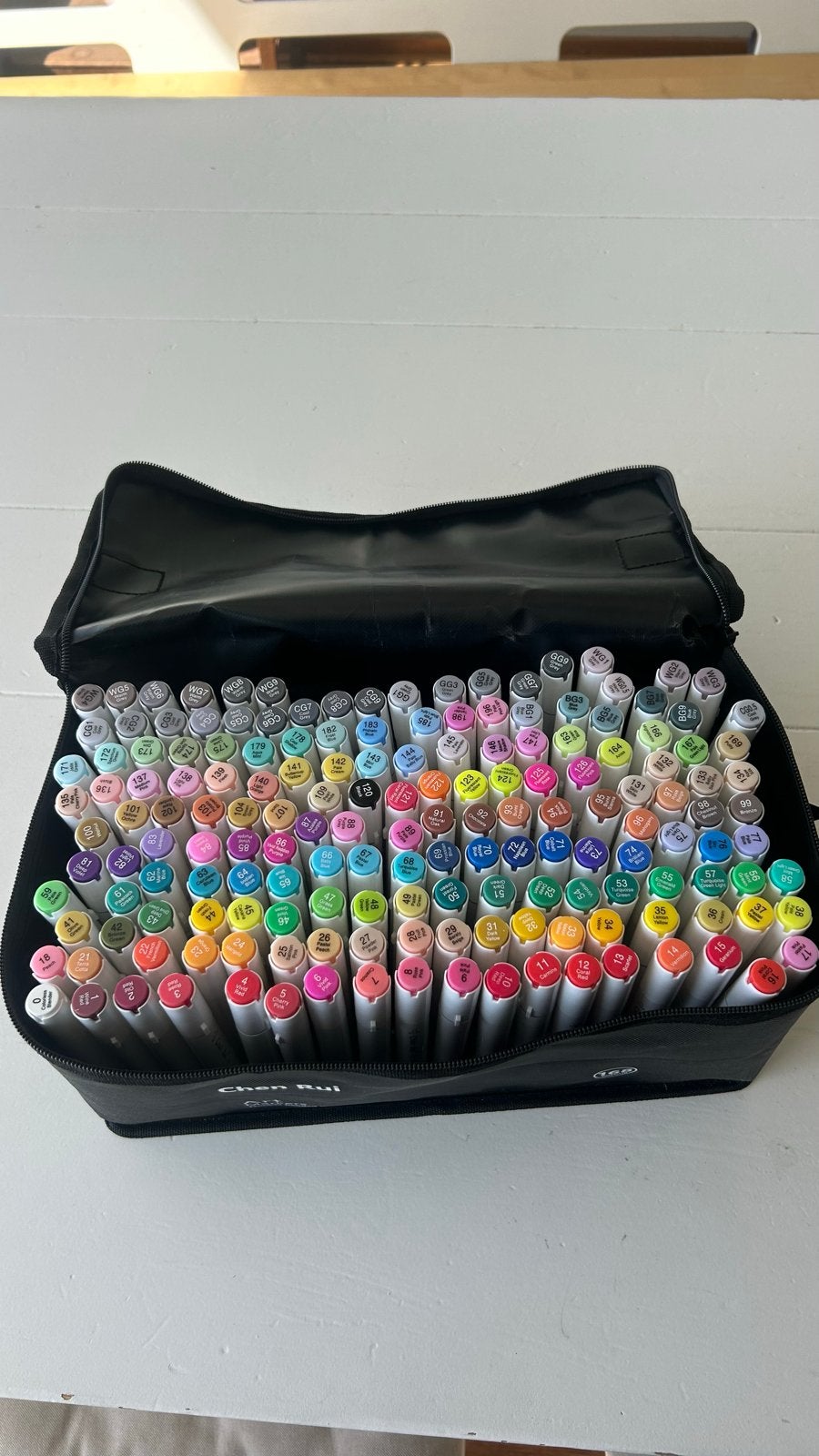 Chen Rui Art Markers - 168 stuks- alcohol stiften, Hobby en Vrije tijd, Ophalen of Verzenden, Zo goed als nieuw, Overige typen