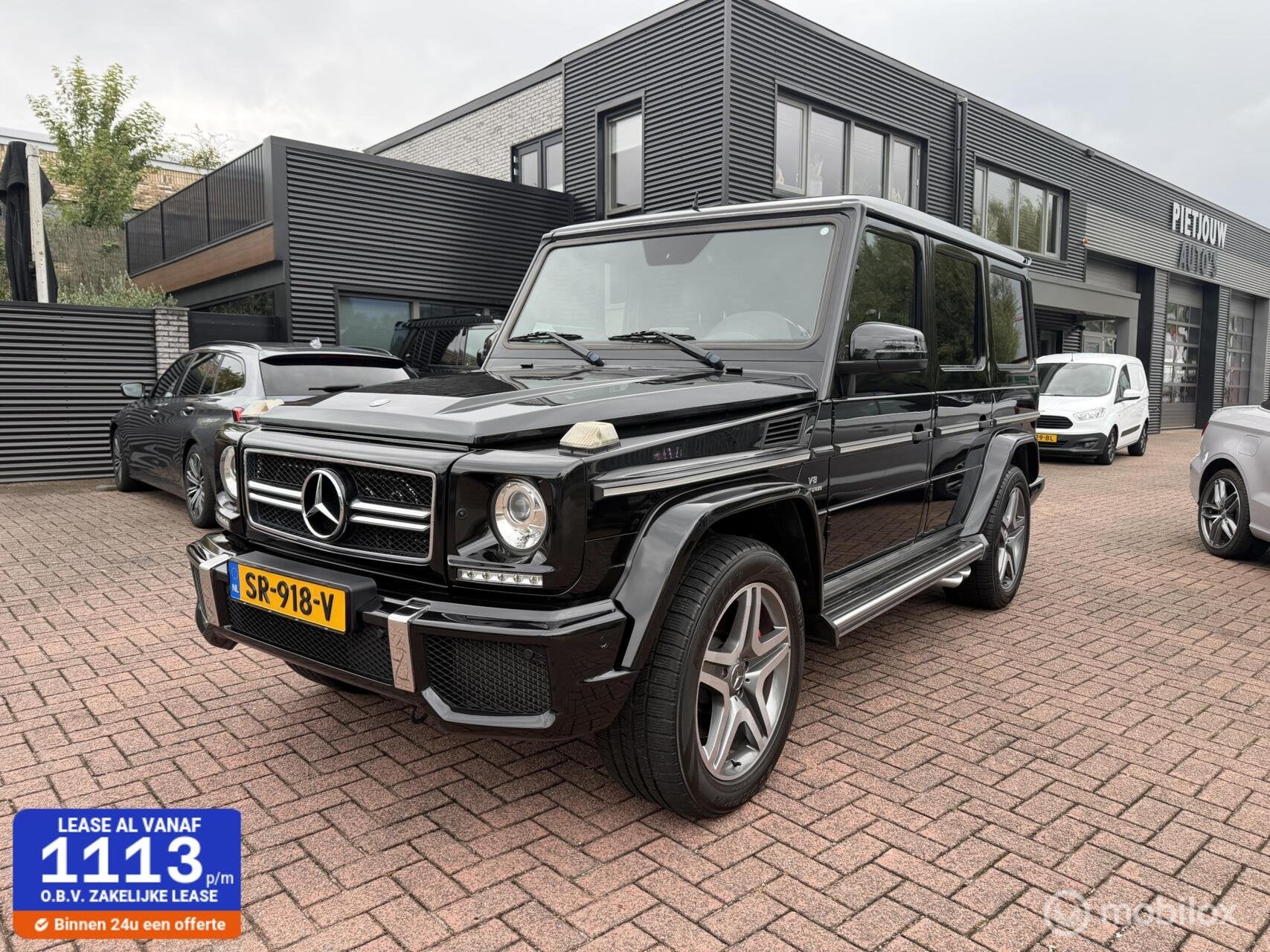 Mercedes G-klasse AMG 63 Schuifdak Leder Designo camera trek, Automaat, Gebruikt, G-Klasse, Zwart