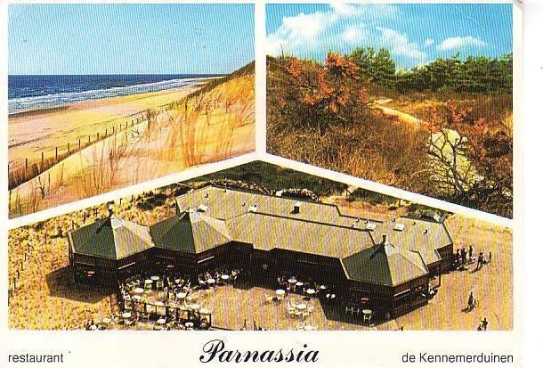Ansichtkaart	Kennemerduinen	Parnassia	3-luik, Verzenden, 1980 tot heden, Gelopen, Noord-Holland
