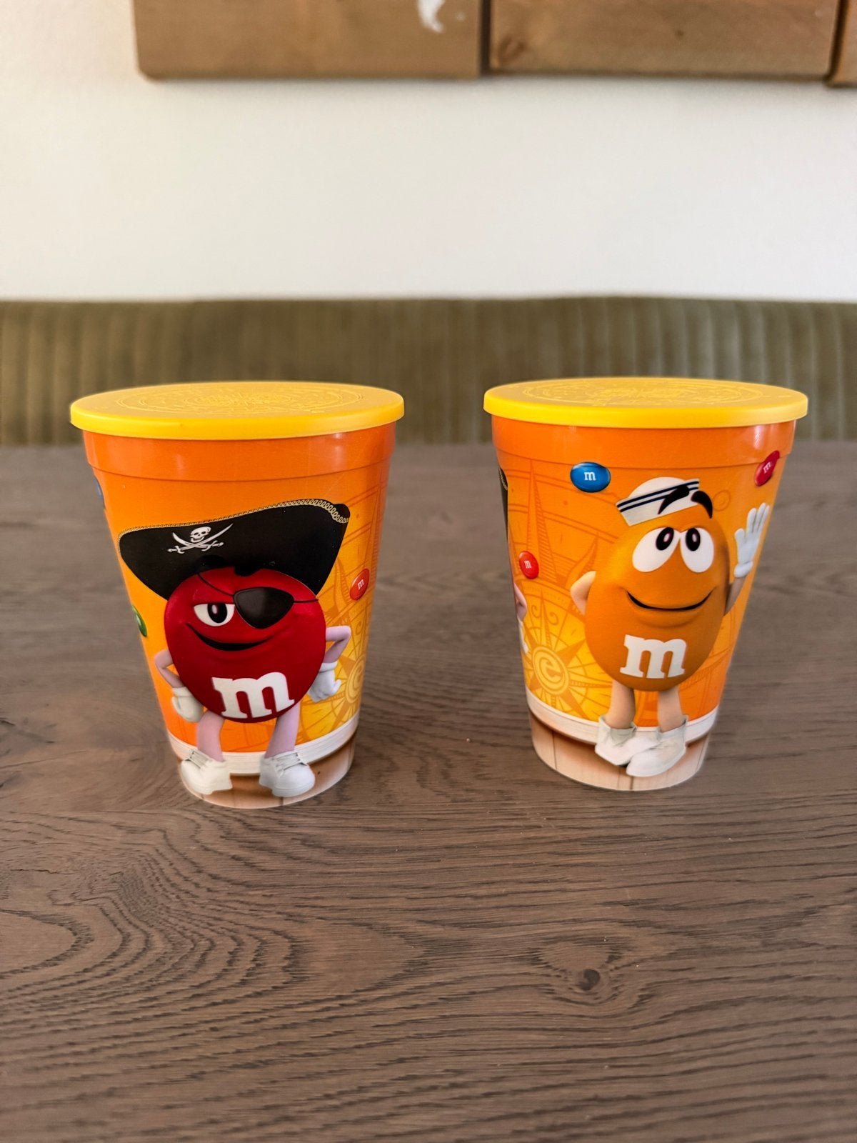 M&M's bekers met deksel - set van 2, Verzamelen, Overige Verzamelen, Nieuw, Ophalen of Verzenden