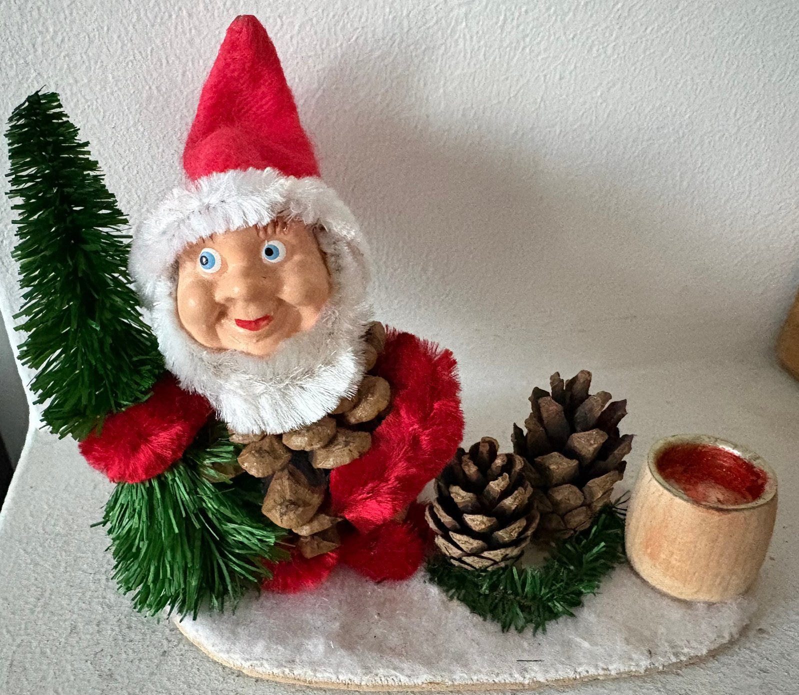 Oude kerst kabouter kandelaar, Diversen, Ophalen, Zo goed als nieuw