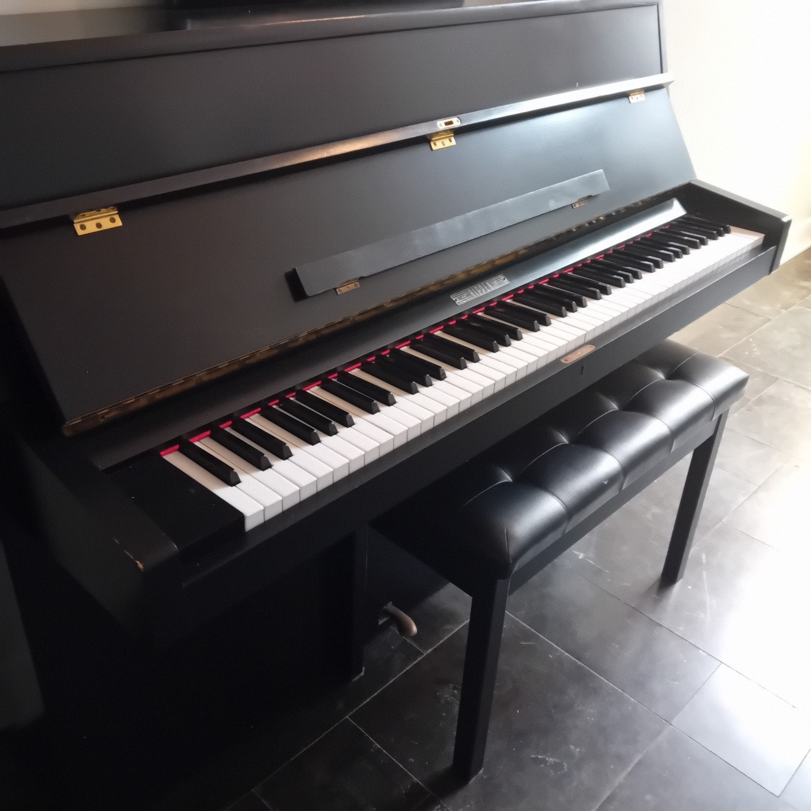 Rippen Piano Zwart, Ophalen, Gebruikt, Zwart, Piano