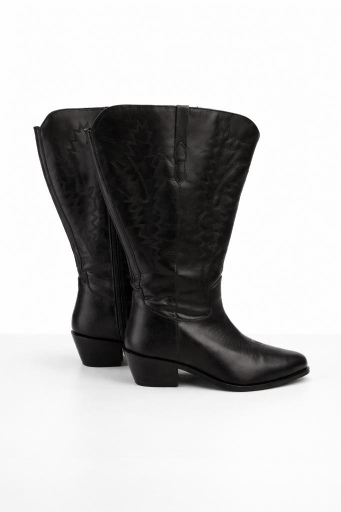 Ulla popkin cowboy laarzen brede schacht, Kleding | Dames, Schoenen, Ophalen, Hoge laarzen, Zwart, Ulla Popken