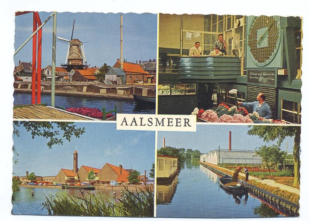 Aalsmeer Molen Veilingklok Bloemenveiling Bloemenkwekerij, Verzenden, 1960 tot 1980, Noord-Brabant