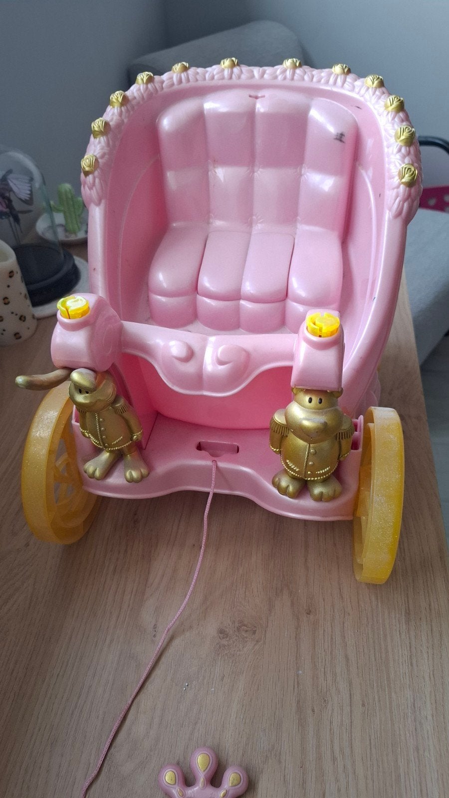 Baby Born Koets Roze met Geluid en Licht, Kinderen en Baby's, Ophalen of Verzenden, Gebruikt, Babypop