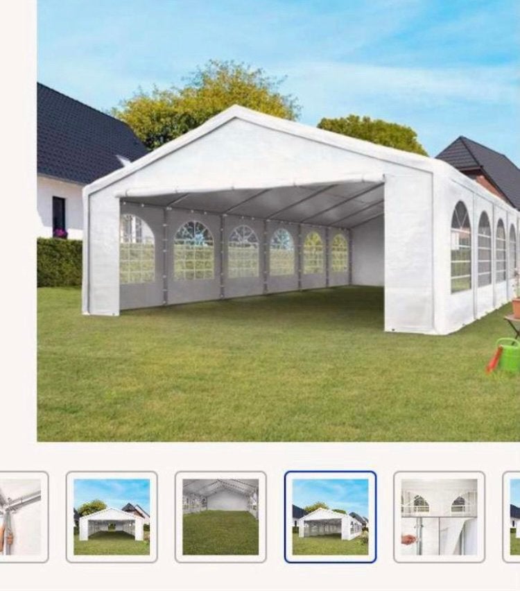 Huren partytent 5x5 meter, Tuin en Terras, Partytenten, Partytent, Zo goed als nieuw, 4 tot 6 meter, 5 tot 8 meter