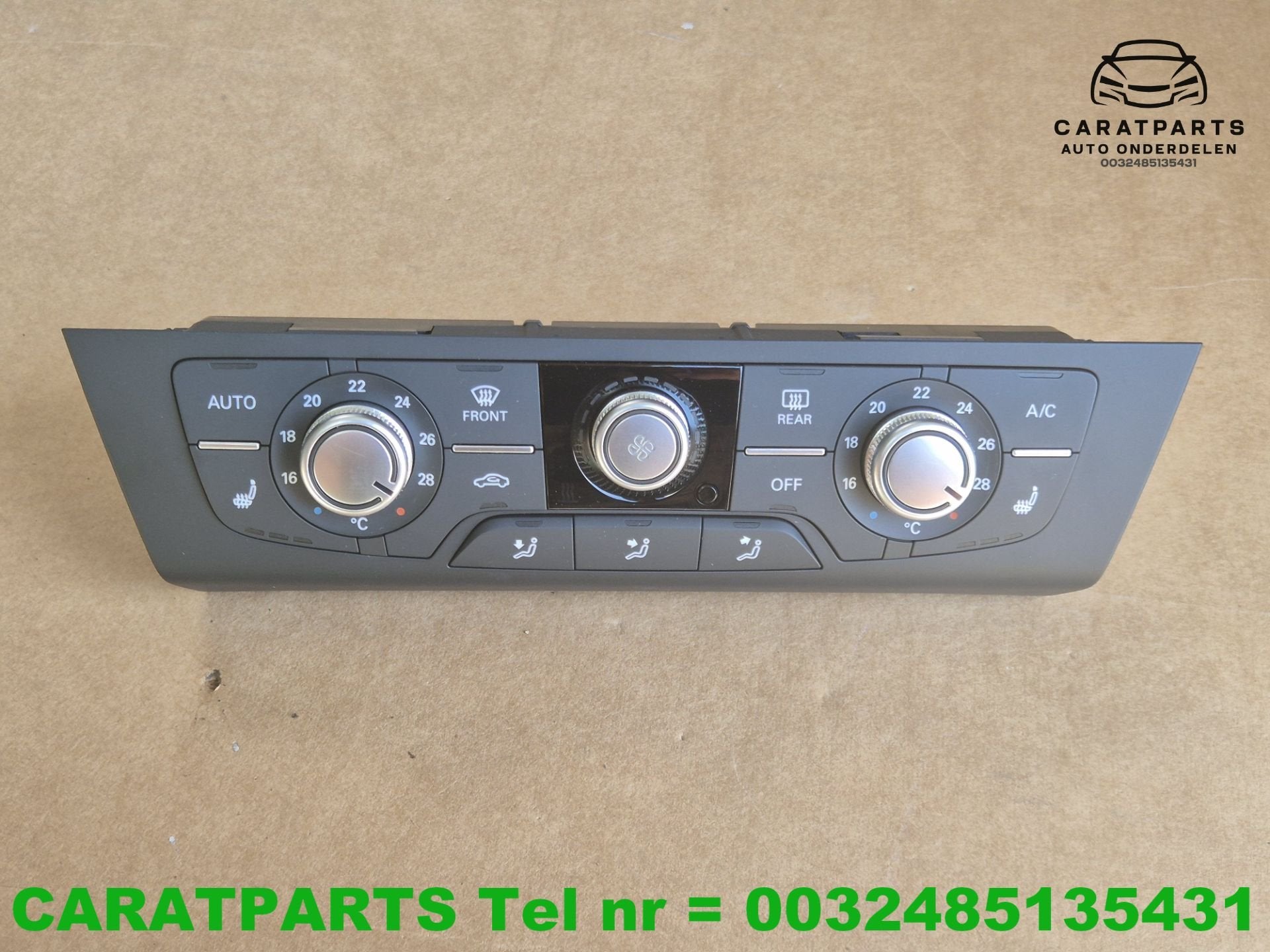 4G0820043CB Audi A6 kachel bedieningspaneel A7 climatronic, Gebruikt, AUDI AG, Auto-Union-Strasse 1
85045  Ingolstadt, DE, Kundenbetreuung@audi.de