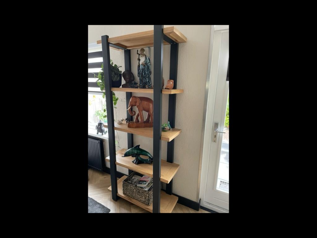 Boekenkast, Huis en Inrichting, Kasten | Boekenkasten, Ophalen, Met plank(en), 200 cm of meer, 50 tot 100 cm