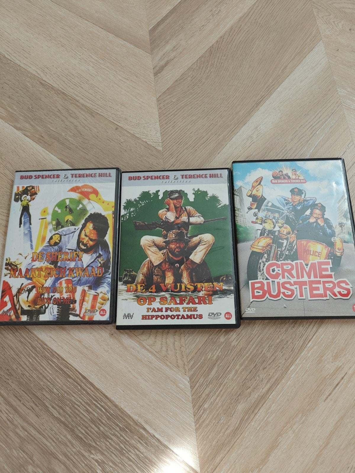 Bud Spencer & Terence Hill DVD Collectie (3 films), Gebruikt, Nederlands, Ophalen of Verzenden, Vanaf 6 jaar