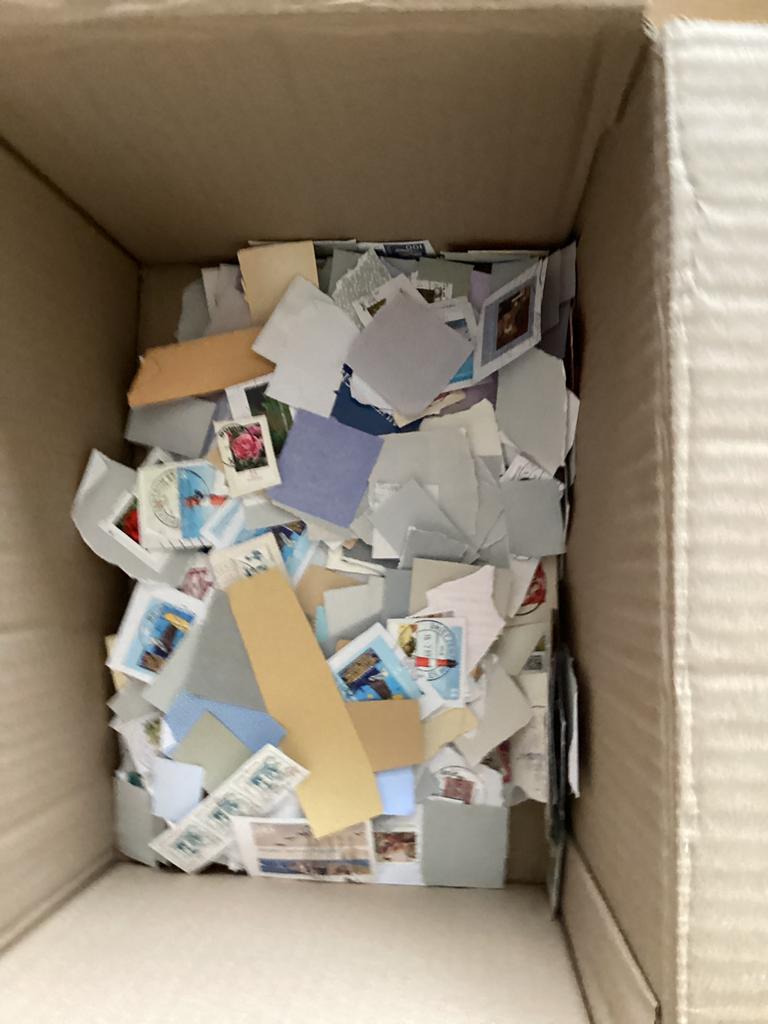 Doos met 3 kilo postzegels uit Duitsland, Ophalen of Verzenden, Overige periodes