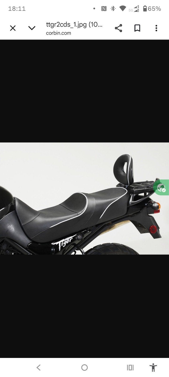 Gezocht Comfort buddyseat  Triumph Tiger 955i, Ophalen