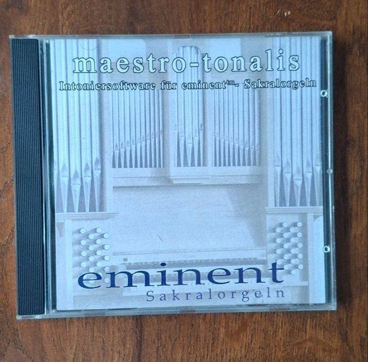 Eminent Maestro Tonalis Intonatiesoftware voor Sakralorgels, Ophalen of Verzenden, Zo goed als nieuw, Overige typen
