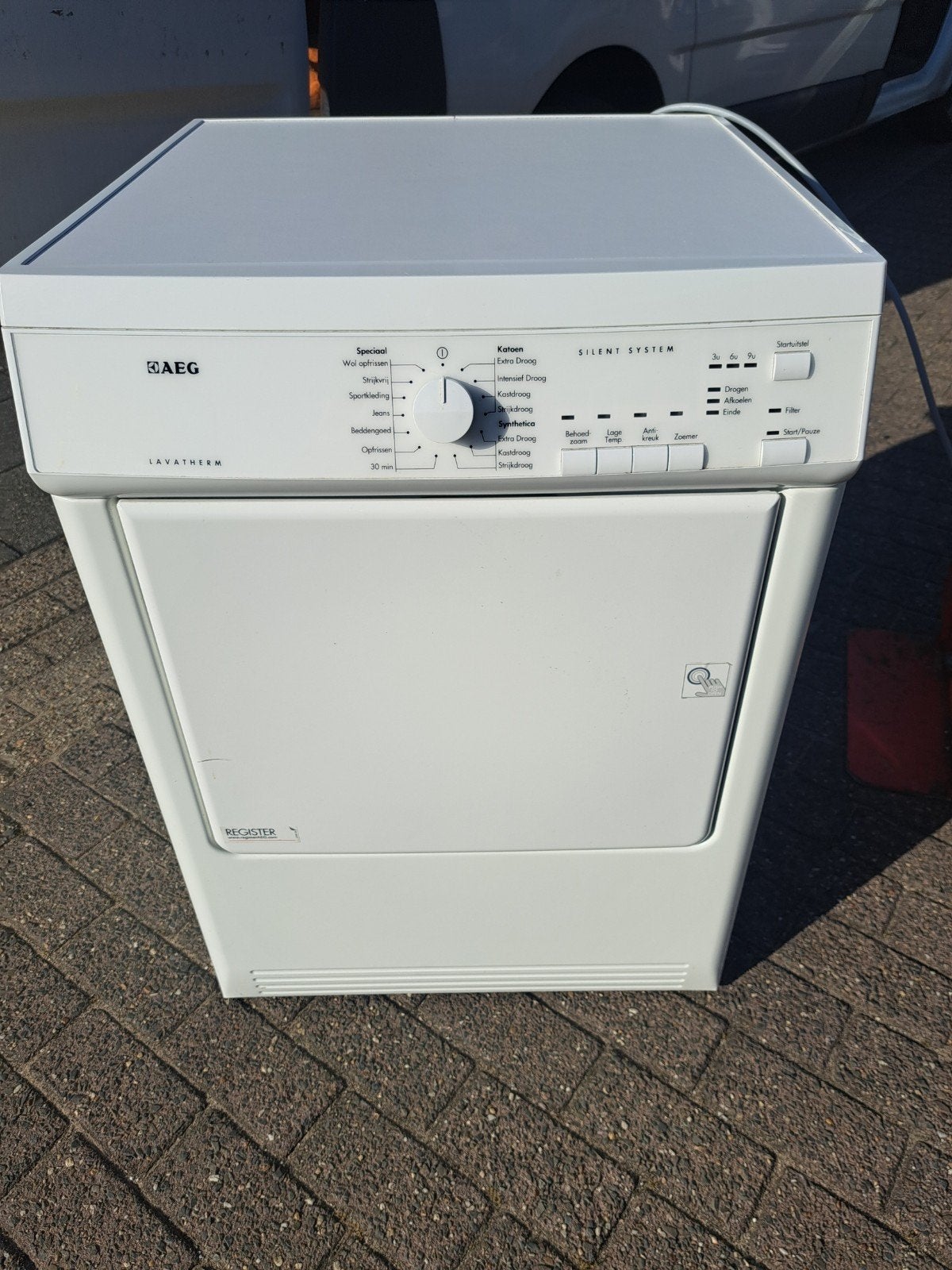 AEG Lavatherm Luchtafvoer Wasdroger - Silent System, Ophalen of Verzenden
