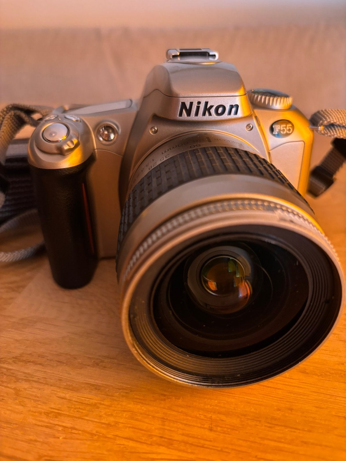 Nikon F55 analoge spiegelreflexcamera, Audio, Tv en Foto, Fotocamera's Analoog, Ophalen, Gebruikt, Spiegelreflex, Nikon