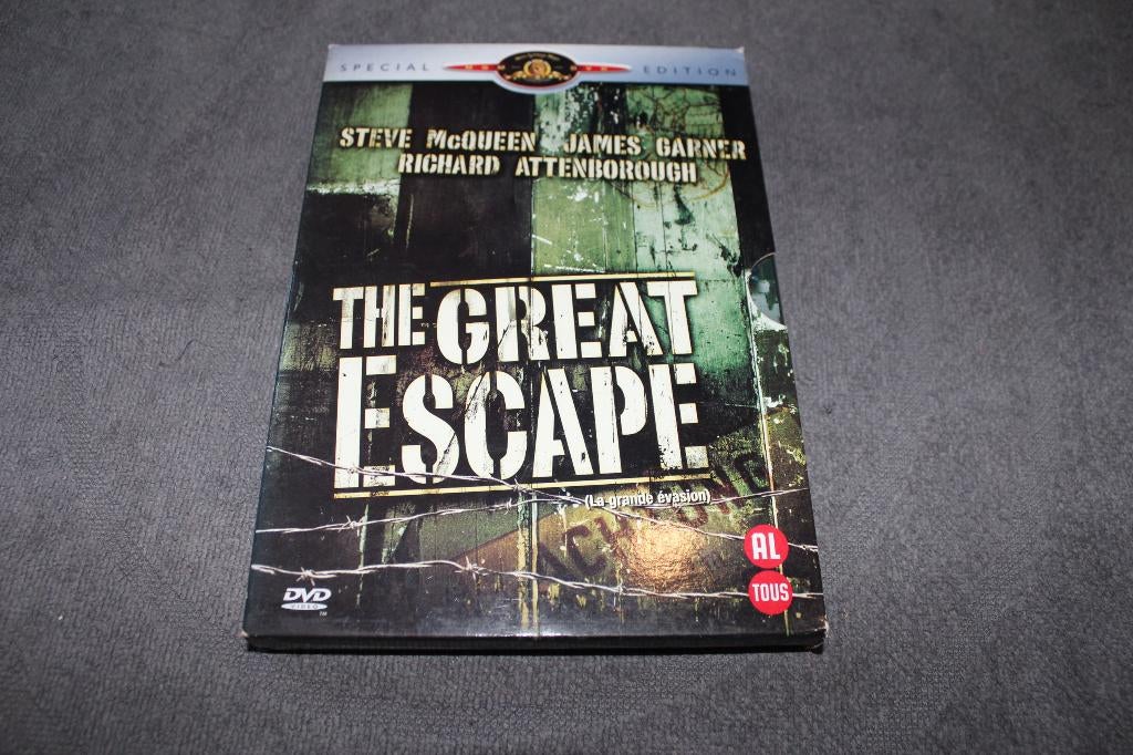 DVD The Great Escape, Cd's en Dvd's, Dvd's | Klassiekers, Gebruikt, Alle leeftijden, Ophalen of Verzenden, 1940 tot 1960