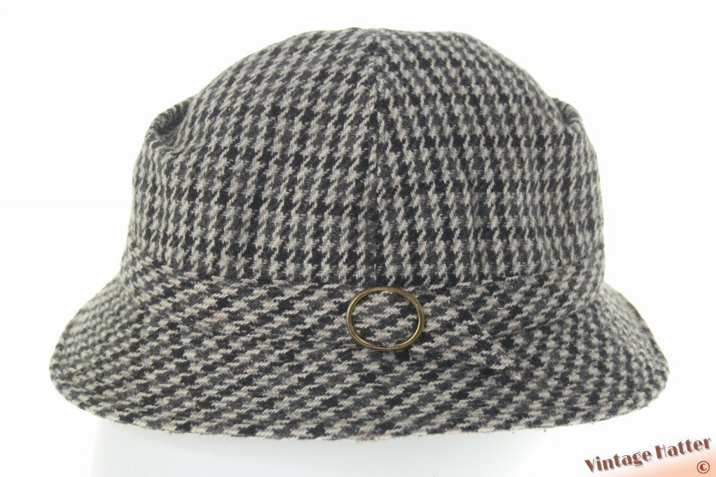 Vintage Vissershoed Schlappe von Wegener grijs wol 55 = S-XS, Hoed, Ophalen of Verzenden, Schlappe von Wegener, 57 cm (M, 7⅛ inch) of minder