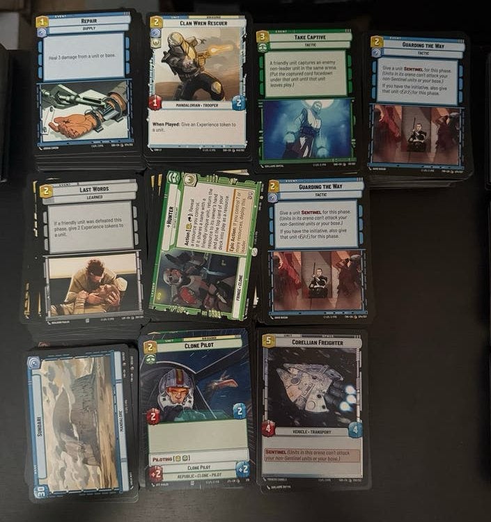 Star Wars Unlimited: Set van 1000 kaarten (serie 1 t/m 5), Verzenden, Nieuw, Spel