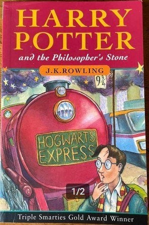Harry Potter and the Philosopher's Stone - J.K. Rowling, Verzamelen, Harry Potter, Ophalen of Verzenden, Gebruikt, Boek of Poster