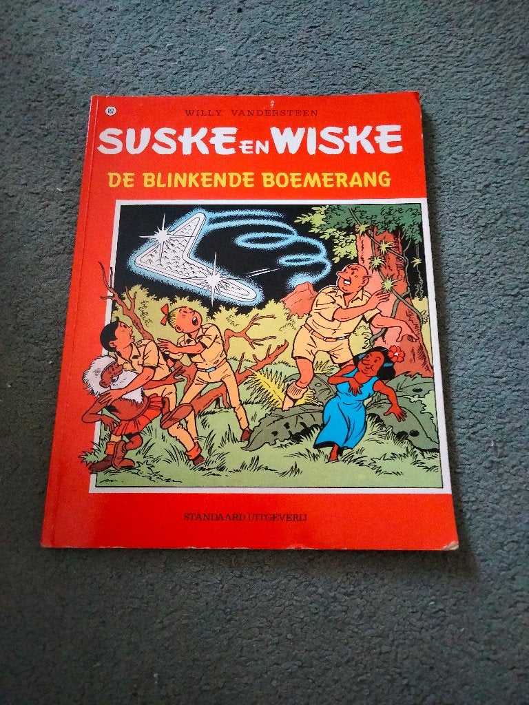 Suske en Wiske - De Blinkende Boemerang (Softcover), Willy Vandersteen, Eén stripboek, Ophalen, Gelezen
