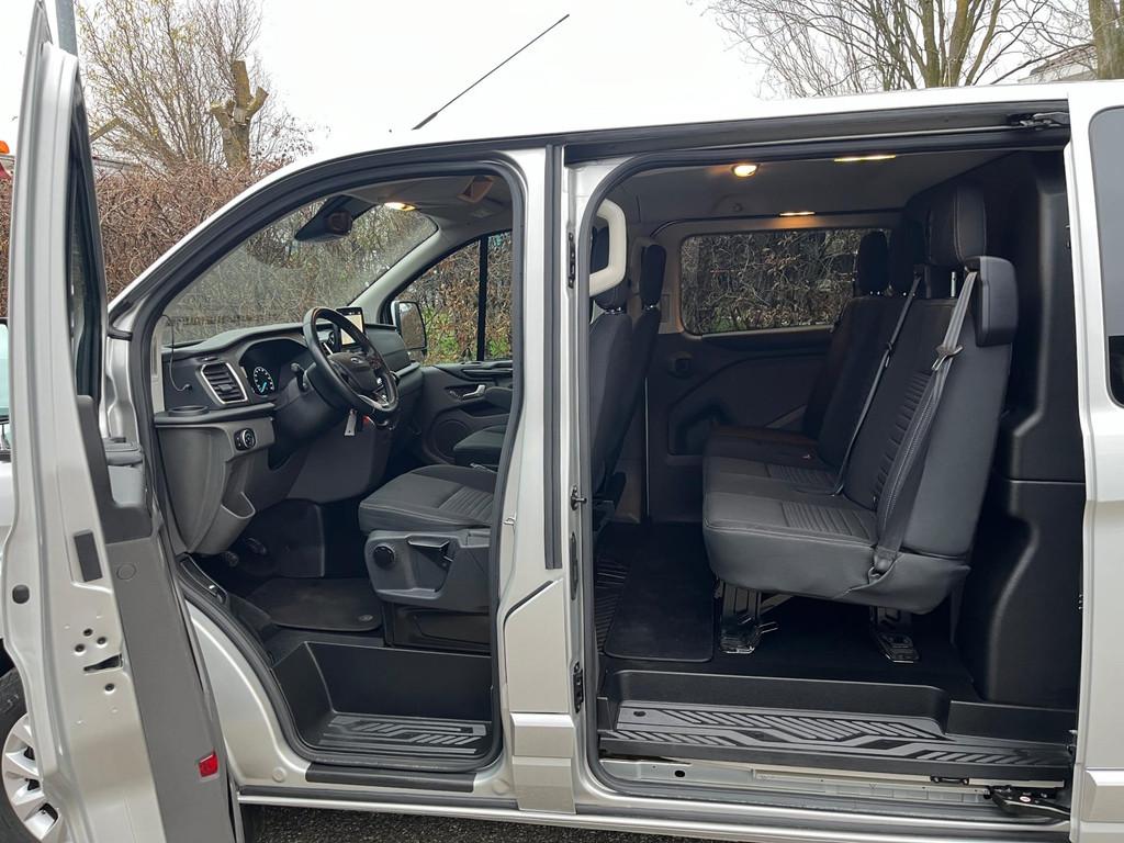Ford Transit Custom 130pk L1H1 Limited dubbel cabine | inric, Voorwielaandrijving, Stof, 4 cilinders, 2500 kg