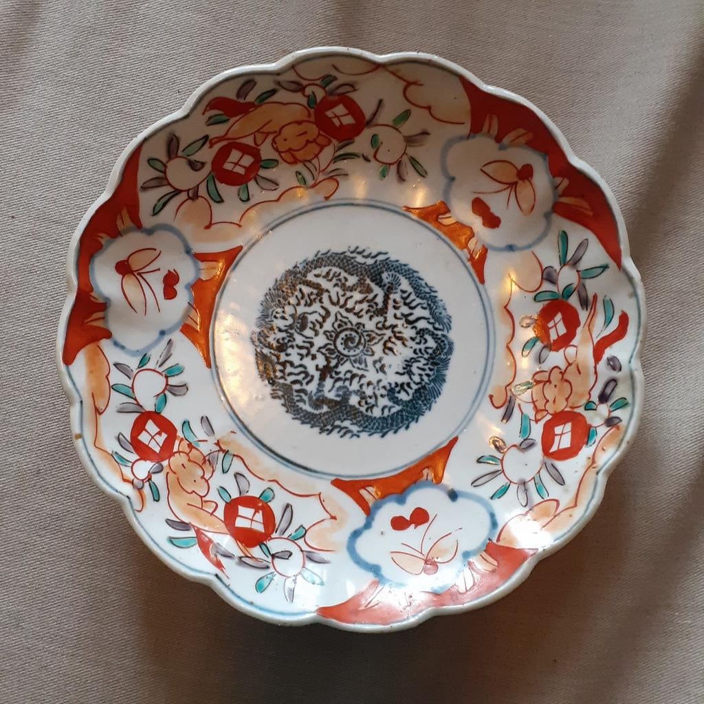 Antiek Japans bord, "Imari", Antiek en Kunst, Antiek | Porselein, Ophalen of Verzenden