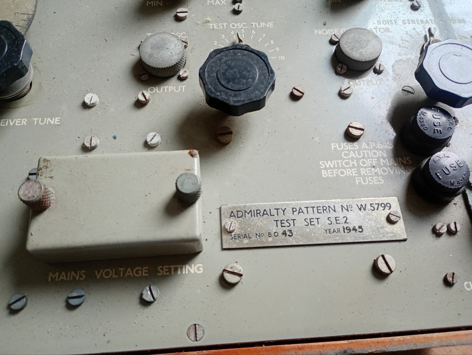 wo2 Britse militaire Admiralty Pattern No. W5799 Oscillator, ., Ophalen of Verzenden, ., Engeland