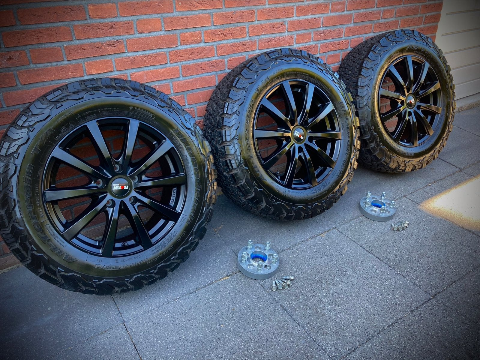 Wieladapters + 3 Offroad wielen om Offroad Trailer te bouwen, Ophalen of Verzenden, Zo goed als nieuw