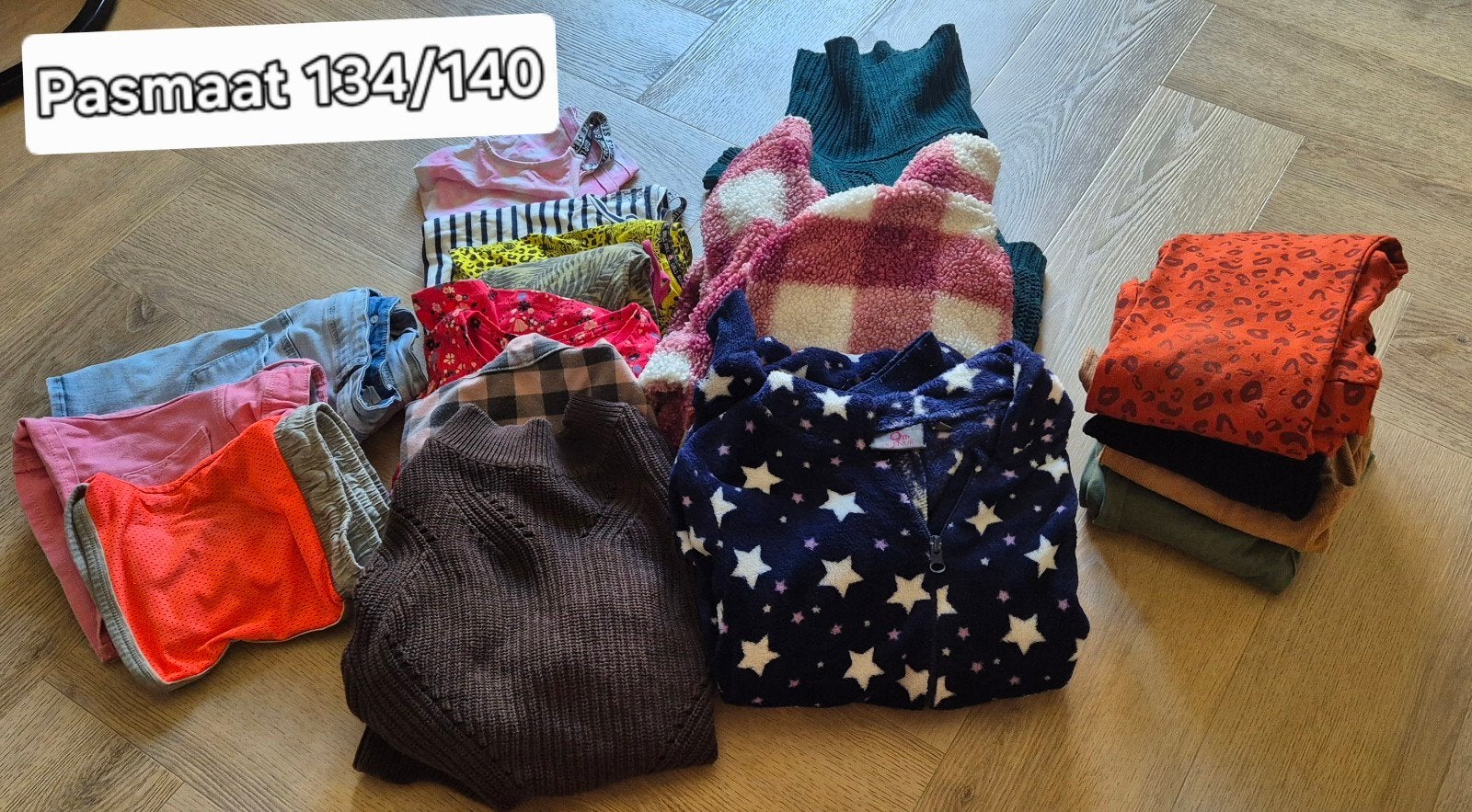 compleet meisjes pakket pasmaat 134/140, Ophalen, Gebruikt, Meisje, Overige typen