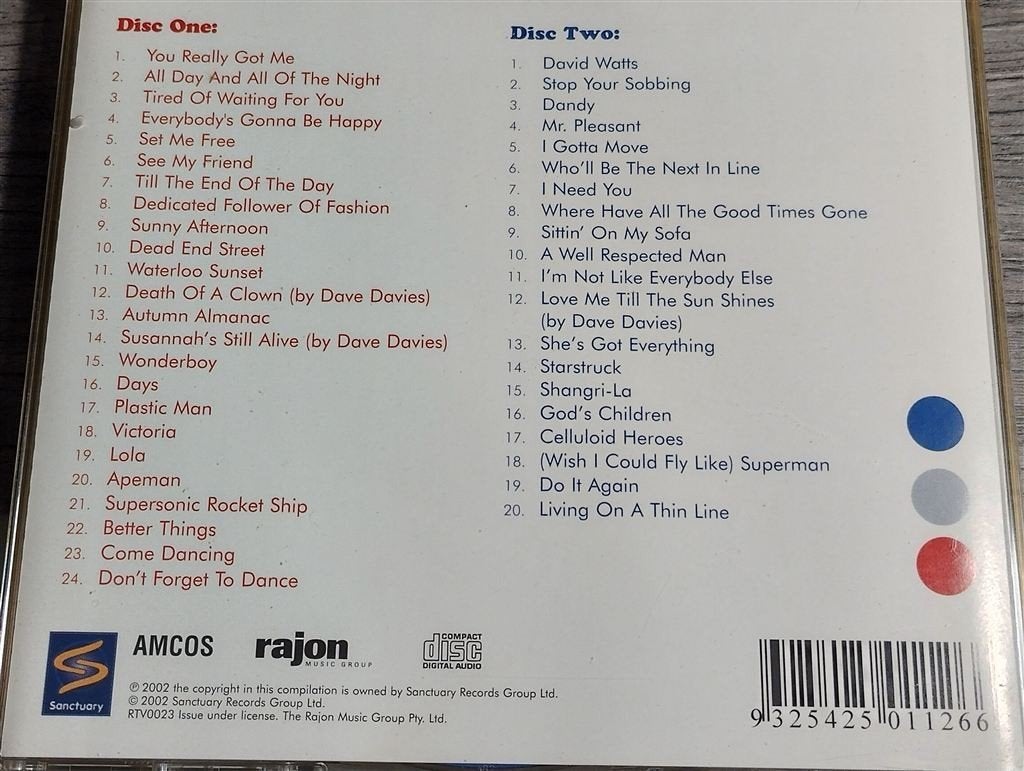 The Kinks - The Ultimate Collection [2 CD Australie], Ophalen of Verzenden, Zo goed als nieuw, Poprock
