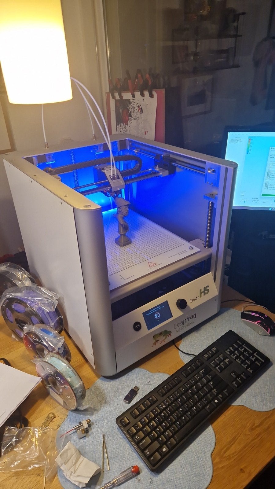 leapfrog creatr hs (3d printer), Ophalen, Gebruikt