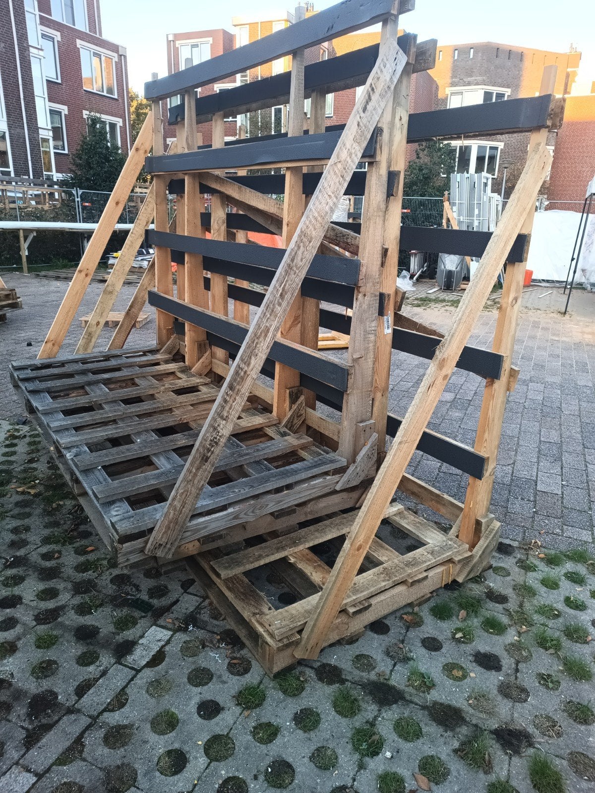 Kozijnbok / Palletbok voor transport en opslag, Gebruikt, Overige typen, Ophalen of Verzenden, 150 tot 225 cm