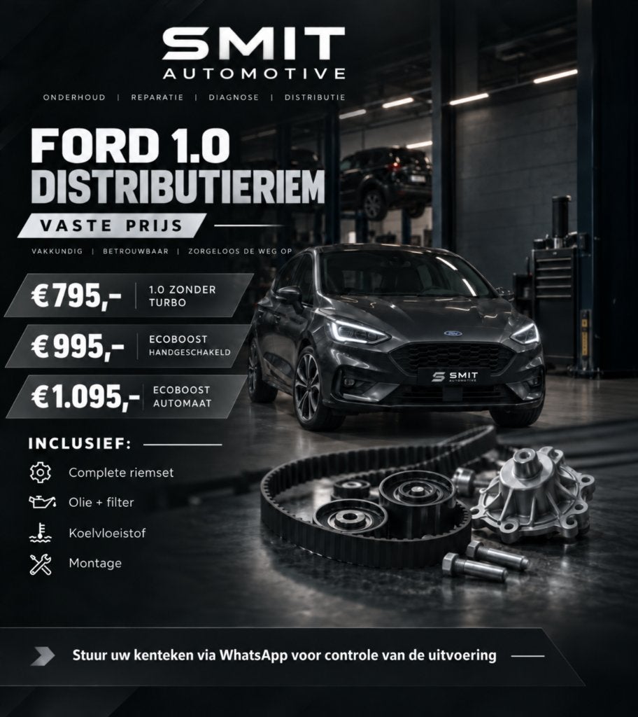 Ford 1.0 Ecoboost Distributieriem vervangen, 24-uursservice, Apk-keuring
