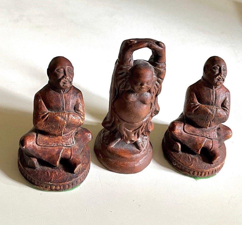 Drie kleine Chinese beeldjes, Ophalen of Verzenden