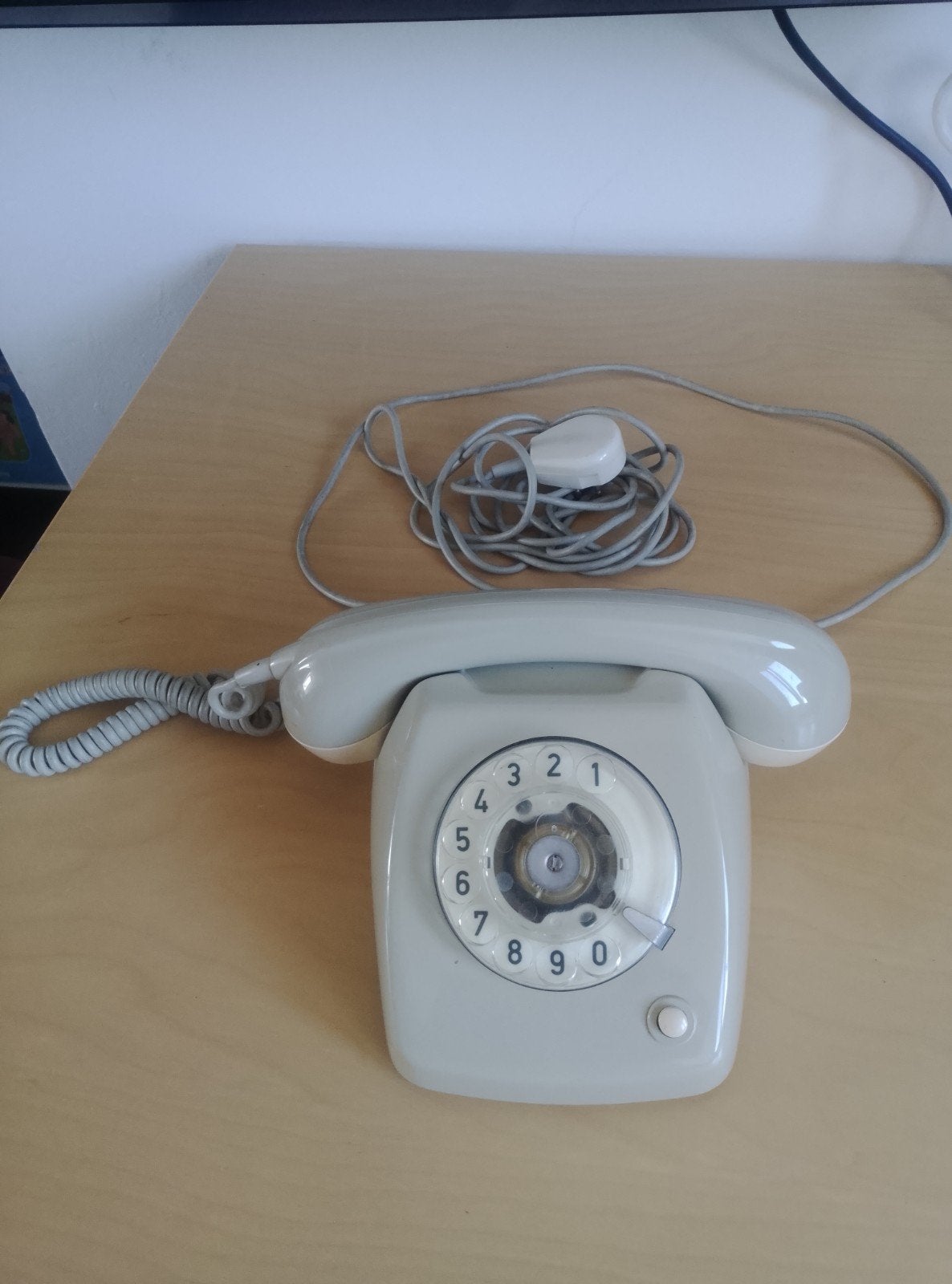 Vintage PTT Ericsson T65 Draaischijf Telefoon, Telecommunicatie, Vaste telefoons | Niet Draadloos, Ophalen, Gebruikt, Met draaischijf
